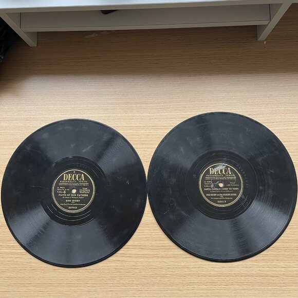 Bing Crosby Merry Christmas 4 Records Album Set 78 rpm Original 1945 Decca A-550 - Picture 7 of 8